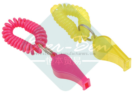 Promotional plastic whistle gift manufacturer